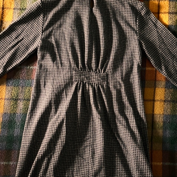 Girl’s Gray Zara Gingham Checked Dress (Size 13-14) - Picture 5 of 6